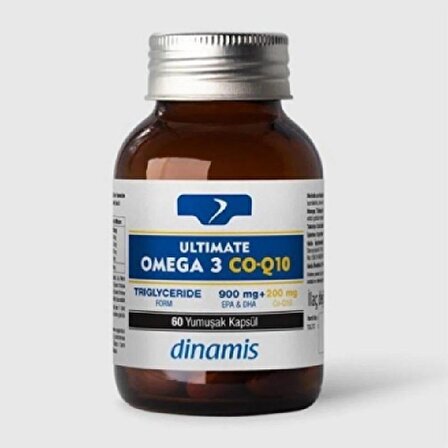 Dinamis Ultimate Omega 3 Co-Q10 60 Yumuşak Kapsül