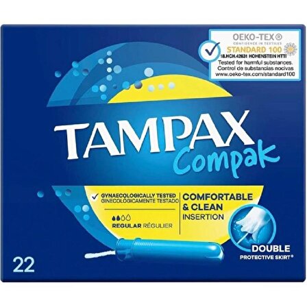 Tampax Compak Tampon Normal 22'li