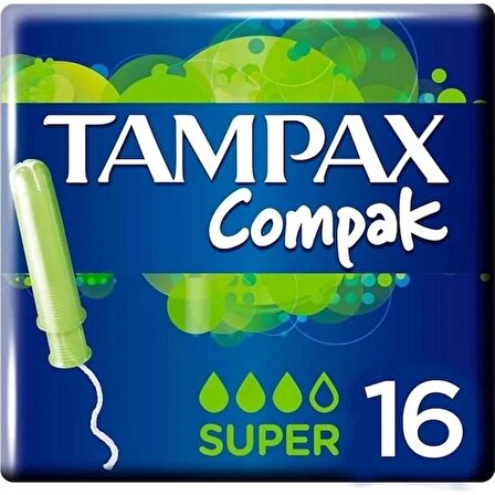 Tampax Compak Tampon Süper 16'lı