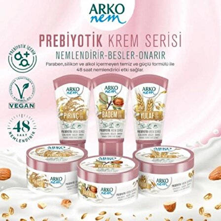 Arko Nem Prebiyotik Krem Serisi Badem Sütü 60 ml