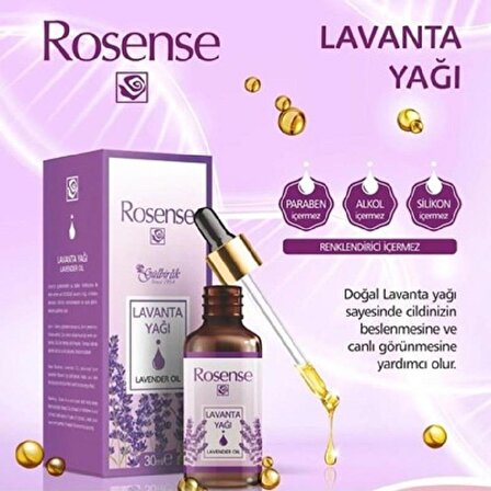 Rosense Lavanta Yağı Cilt Yağı 30 ml