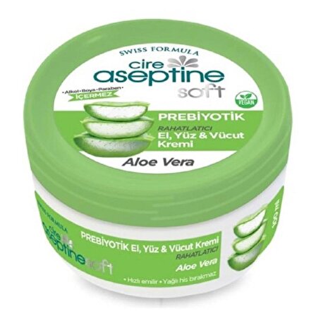 Cire Aseptine Aloe Vera Özlü Prebiyotik Krem 100 ml