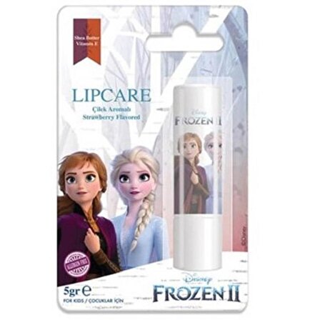 Disney Frozen II Dudak Koruyucu Lip Care Çilek Beyaz
