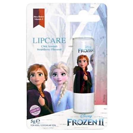 Disney Frozen II Dudak Koruyucu Lip Care Çilek Beyaz