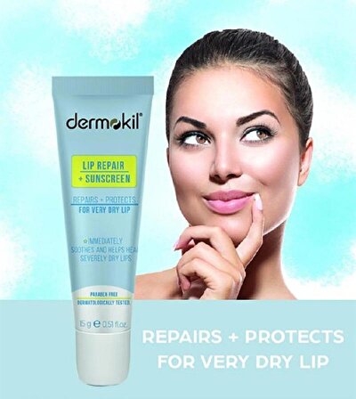Dermokil Repair & Sunscreen Lip Balm 15 ml