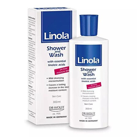 Linola Shower And Wash Yüz ve Vücut Şampuanı 300 ml