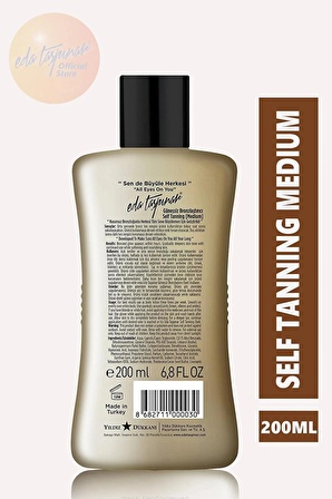 Eda Taşpınar Güneşsiz Bronzlaştırıcı Self Tanning Medium 200 ml