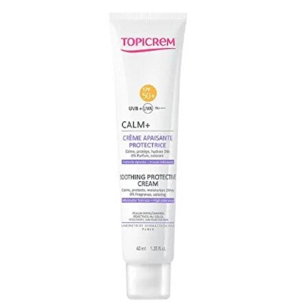 Topicrem Calm Soothing Protective Cream SPF50 40 ml