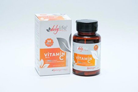 Dulylife Vitamin C 500 mg 30 Drcaps Kapsül