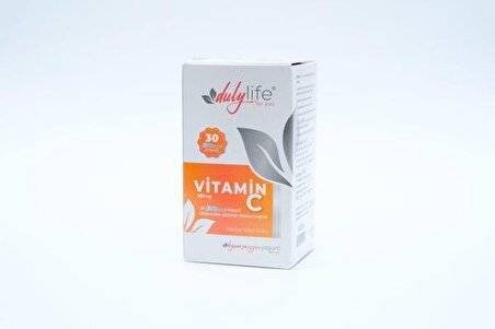 Dulylife Vitamin C 500 mg 30 Drcaps Kapsül