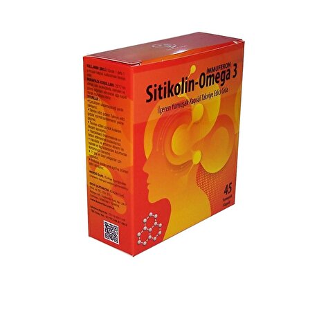 Sitikolin-Omega 3 45 Yumuşak Kapsül