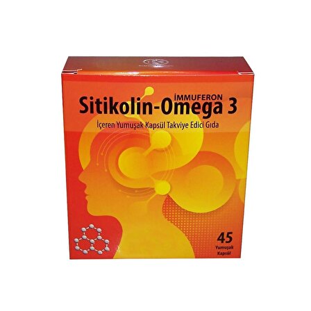 Sitikolin-Omega 3 45 Yumuşak Kapsül