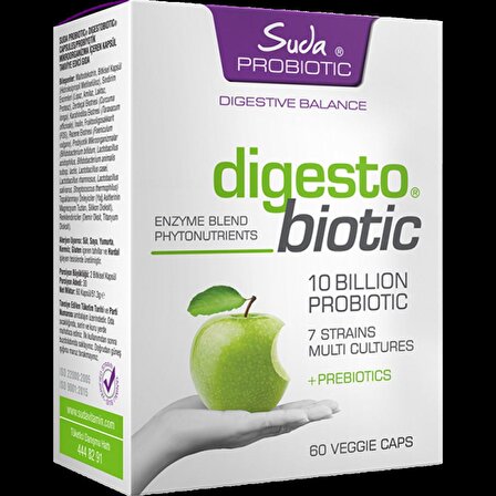 Suda Vitamin Probiotic Digesto Biotic 60 Kapsül