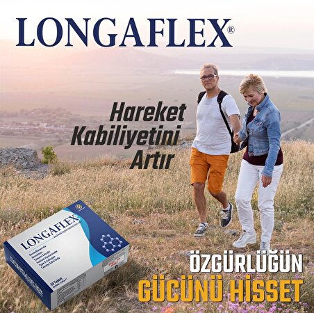 Longaflex - Tip 2 Kolajen ve Hyalüronik Asit içeren Gıda Takviyesi 30 Tablet