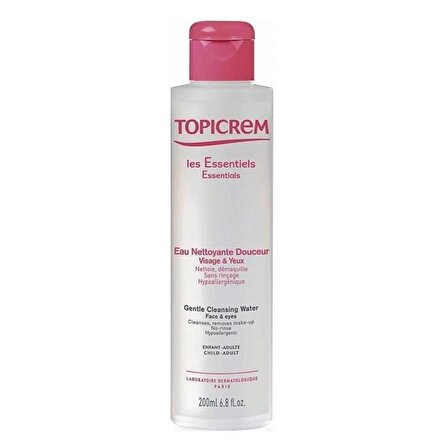 Topicrem Gentle Cleansing Water Face & Eyes 200 ml