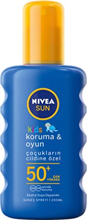 Nivea Sun Kids Güneş Spreyi Nemlendirici SPF50 200 ml