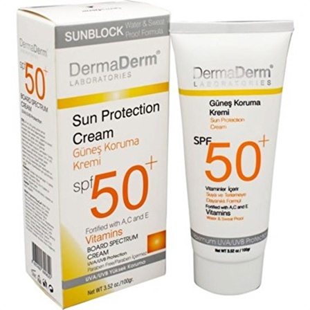 Dermaderm Sun Protection Güneş Kremi SPF50 100 gr