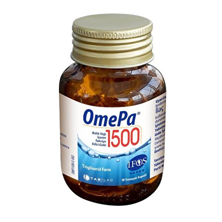 Omepa Balık Yağı 1500 mg 30 Kapsül