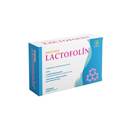 İmmuferon Lactofolin 30 Kapsül