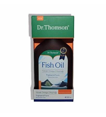 Dr. Thomson Omega-3 Fish Oil Portakal Aromalı 150 ml