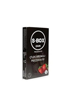 S-Box Çilekli Latex Prezervatif 12'li