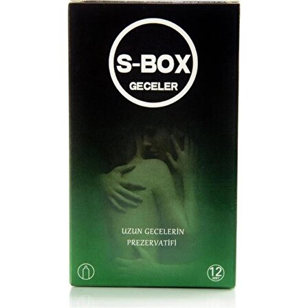 S-Box Geceler Prezervatif 12 Adet