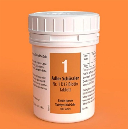 Adler Schüssler No: 1 Tablets