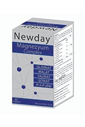 Newday Magnezyum Complex 60 Kapsül
