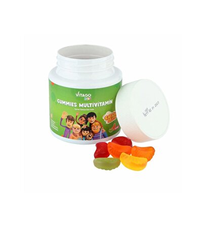Vitago Kids Gummies Multivitamin Multimineral İçeren Çiğnenebilir Form - 60 Adet