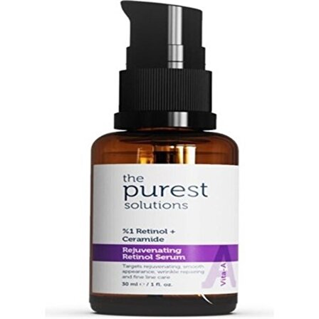 The Purest Solutions Vita-A Rejuvenating Retinol Serum (%1 Retinol + Ceramide) 30 ml