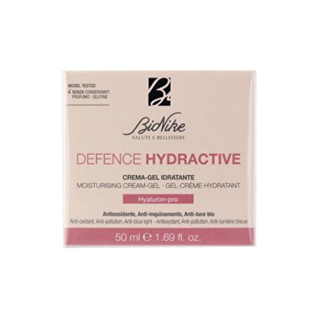 Bionike Defence Hydractive Moisturising Cream Gel 50 ml