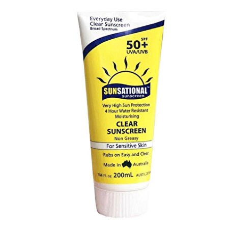 Sunsational Clear Sunscreen SPF50 100 ml