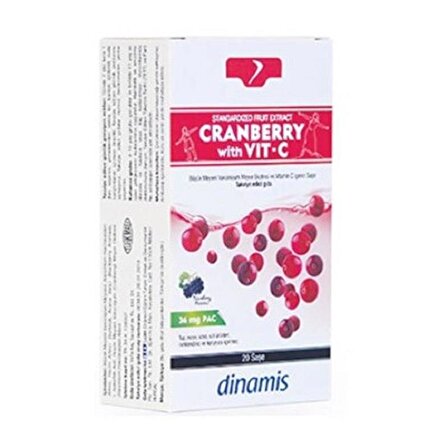 Dinamis Cranberry with Vit-C 20 Saşe
