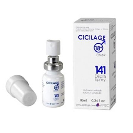 Cicilage 18+ Erkek Dil Altı Sprey 10 ml