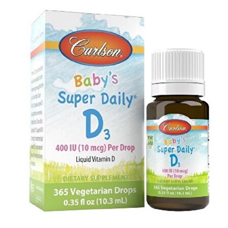 Carlson Kid's Super Daily D3 Damla 10,3 ml