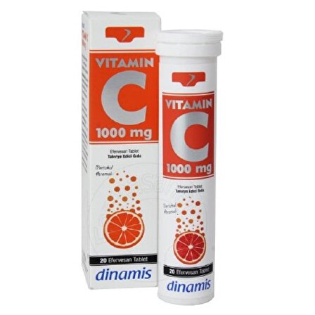 Dinamis Vitamin C 1000 mg 20 Efervesan Tablet