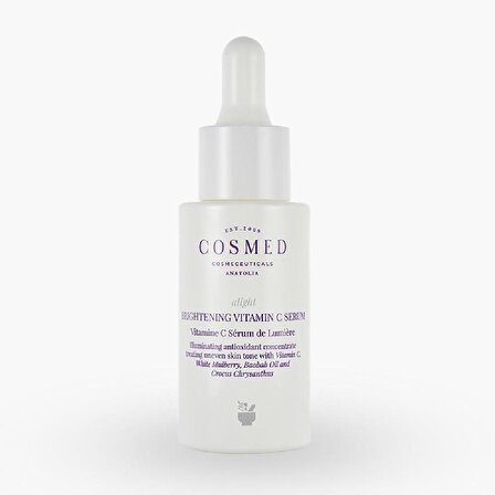 Cosmed Alight Brightening Vitamin C Serum - Aydınlatıcı ve Leke Karşıtı Etkili C Vitamini Serum - Cilt Tonu Eşitleyici 30 ml