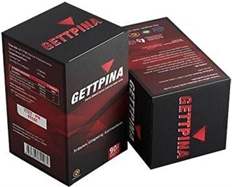 Gettpina - Tribulus, Gingseng ve Epimedium içeren Gıda Takviyesi 90 Tablet