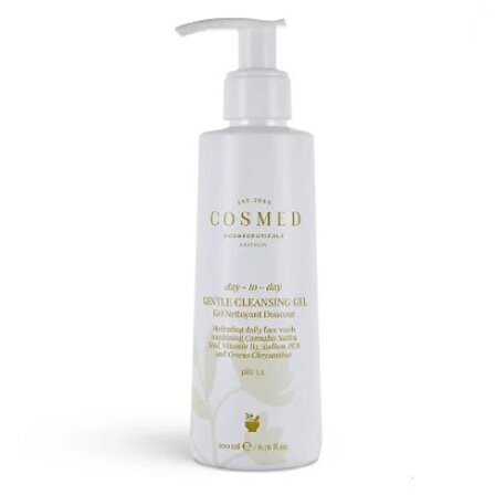Cosmed Day-to-Day Gentle Cleansing Gel - Yüz Temizleme Jeli - Karma Cilt Yıkama Jeli 200 ml