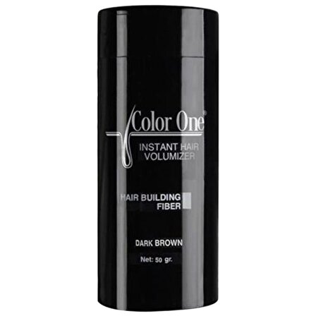 Color One Saç Kapatıcı Fiber Koyu Kahverengi 50 gr