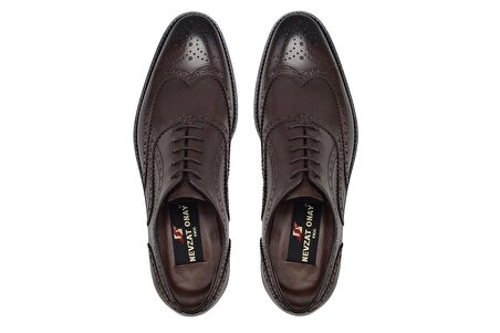 Kahverengi Brogue Erkek Ayakkabı -12019-