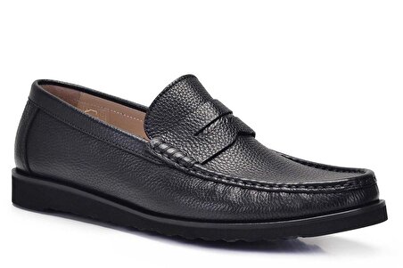 Siyah Günlük Loafer Erkek Ayakkabı -11682-