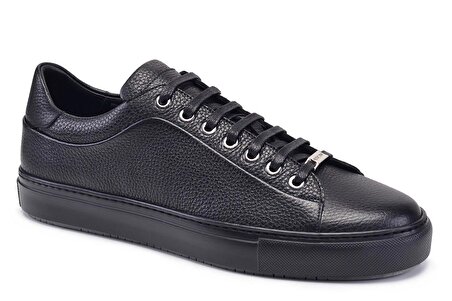 Siyah Bağcıklı Sneaker Erkek Ayakkabı -11196-