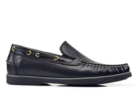 Siyah Günlük Loafer Erkek ayakkabı -73581-