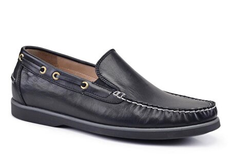 Siyah Günlük Loafer Erkek ayakkabı -73581-