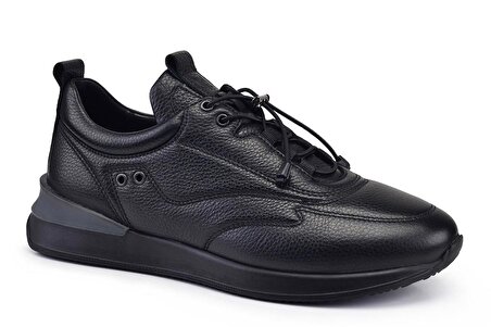 Siyah Bağcıklı Erkek Sneaker -71152-
