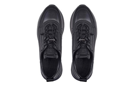 Siyah Bağcıklı Erkek Sneaker -71152-
