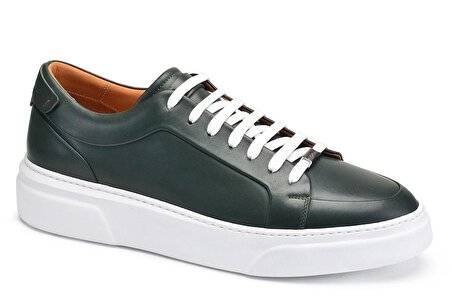 Yeşil Bağcıklı Sneaker Erkek Ayakkabı -92114-