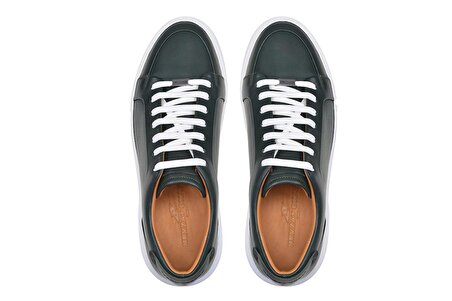 Yeşil Bağcıklı Sneaker Erkek Ayakkabı -92114-