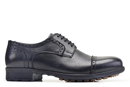 Siyah Bağcıklı Kışlık Erkek Ayakkabı -71521-